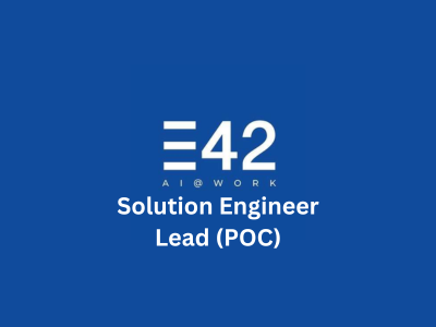 Solution Engineer Lead (POC), E42