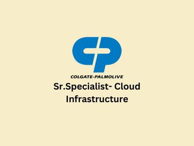 Sr.Specialist- Cloud Infrastructure, Colgate-Palmolive Company