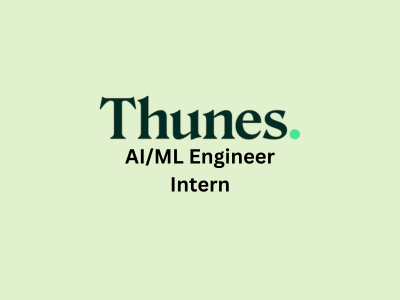 AI ML Engineer Intern, Thunes