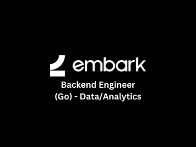 Backend Engineer (Go) - DataAnalytics, Embark