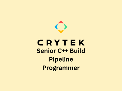 Senior C++ Build Pipeline Programmer, Crytek