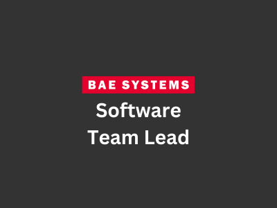 Software Team Lead, BAE Systems