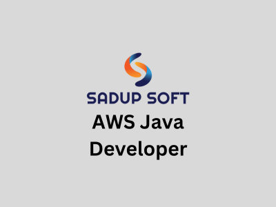 AWS Java Developer, Sadup Softech