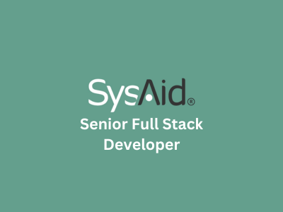 Senior Full Stack Developer, SysAid