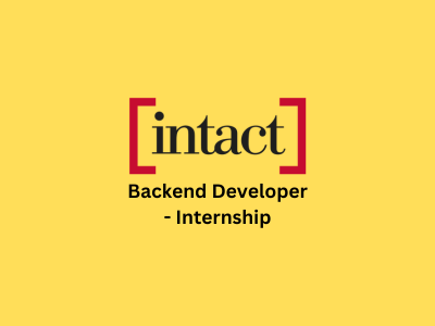 Backend Developer - Intern, Intact Financial Corporation