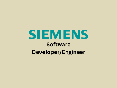 Software DeveloperEngineer, Siemens Mobility