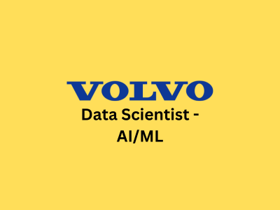 Data Scientist - AIML, Volvo Cars