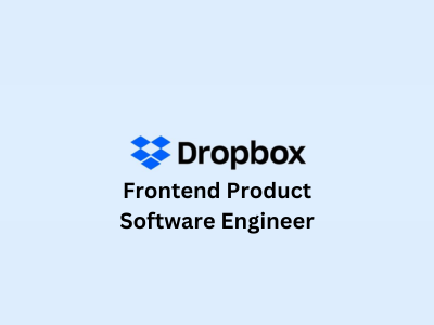 Frontend Product Software Engineer, Dropbox