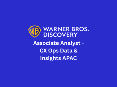 Associate Analyst - CX Ops Data & Insights APAC, Warner Bros.