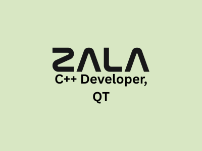C++ Developer - QT, ZALA