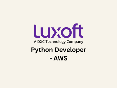 Python Developer - AWS, Luxoft