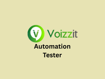 Automation Tester, Voizzit Information Technology