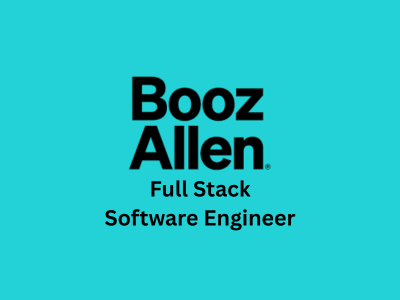 Full Stack Software Engineer, Booz Allen