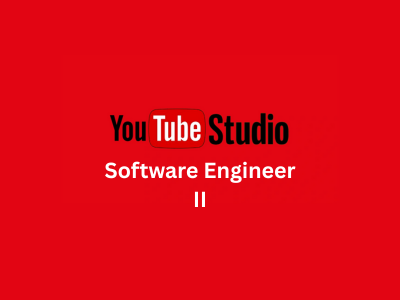 Software Engineer II, YouTube Studio
